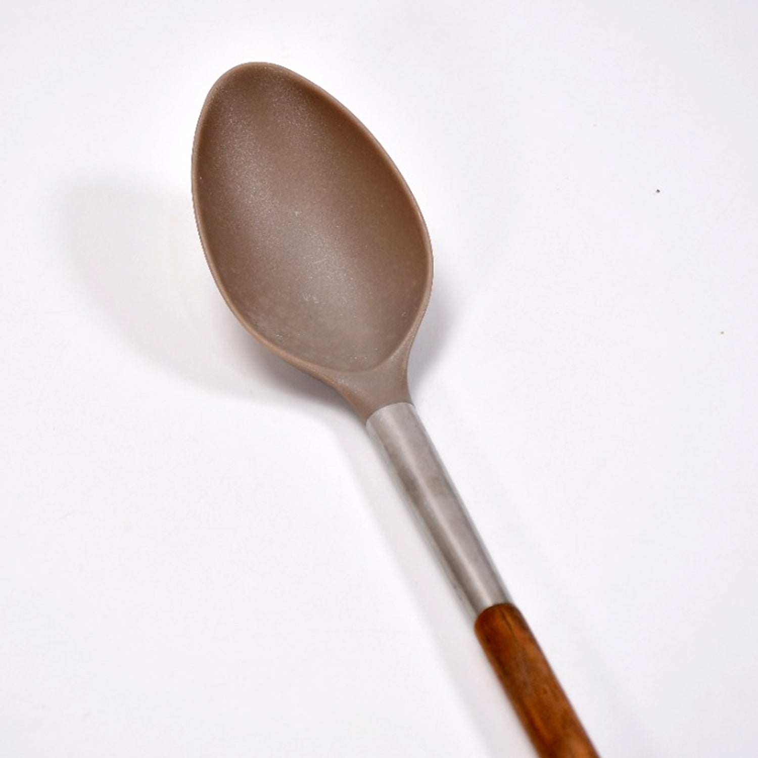 2845 Plastic Kitchen Wooden Handle Hand Held Safe Anti-rust Washable Reusable Cookware Indoor Cooking Tools DeoDap 2845 Plastic Kitchen Wooden Handle Hand Held Safe Anti-rust Washable Reusable Cookware Indoor Cooking Tools DeoDap